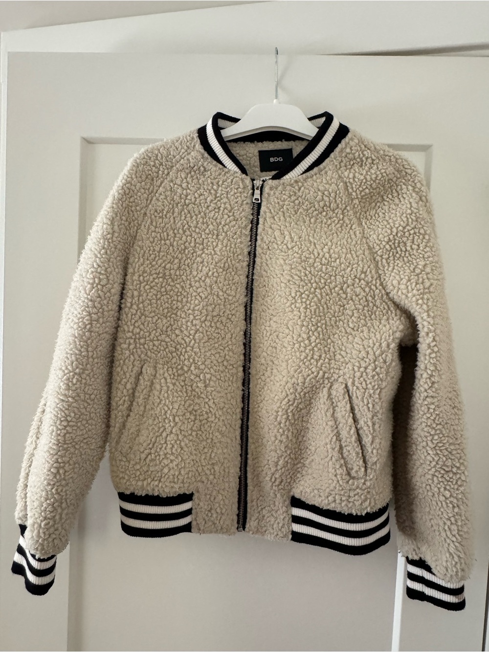 BDG Urban Outfitters Women's Sherpa Bomber Jacket